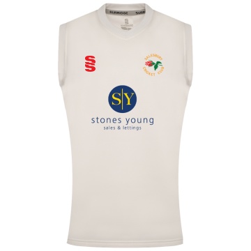 BLAST SLEEVELESS WOMENS SWEATER-Ivory