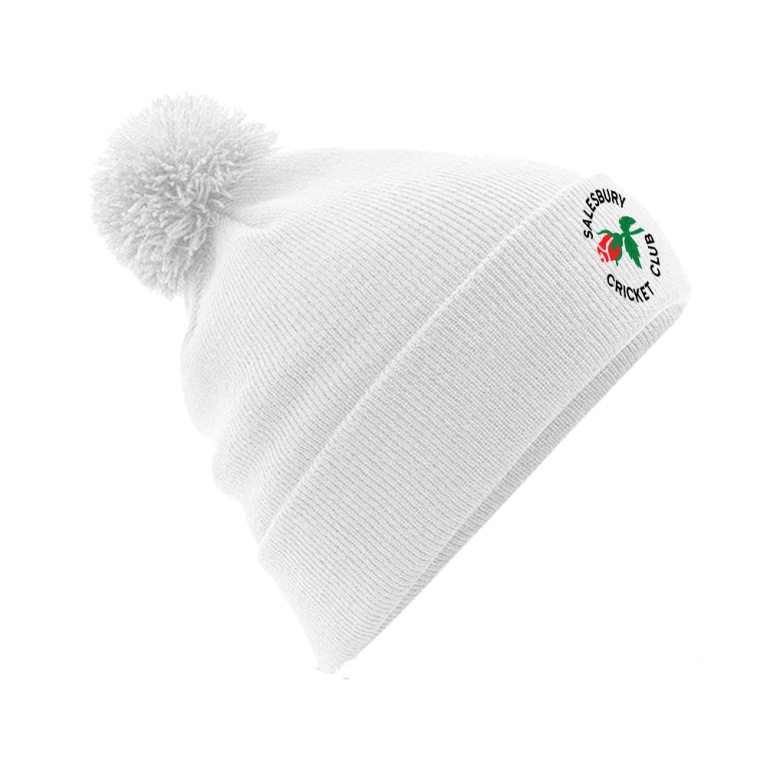 Original Pom Pom Beanie : White