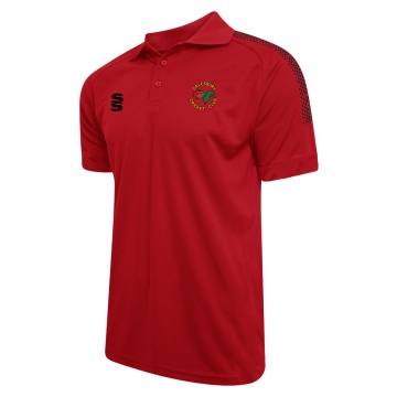 Dual Solid Colour Polo : Red